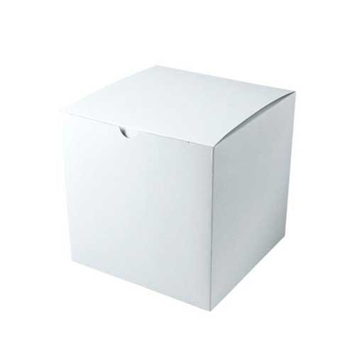 8 x 8 x 8.5 WHITE GLOSS TUCK-TOP GIFT BOXES