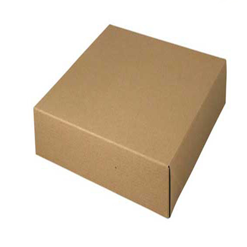 12 x 12 x 5.5 NATURAL KRAFT PINSTRIPE TWO-PIECE GIFT BOXES