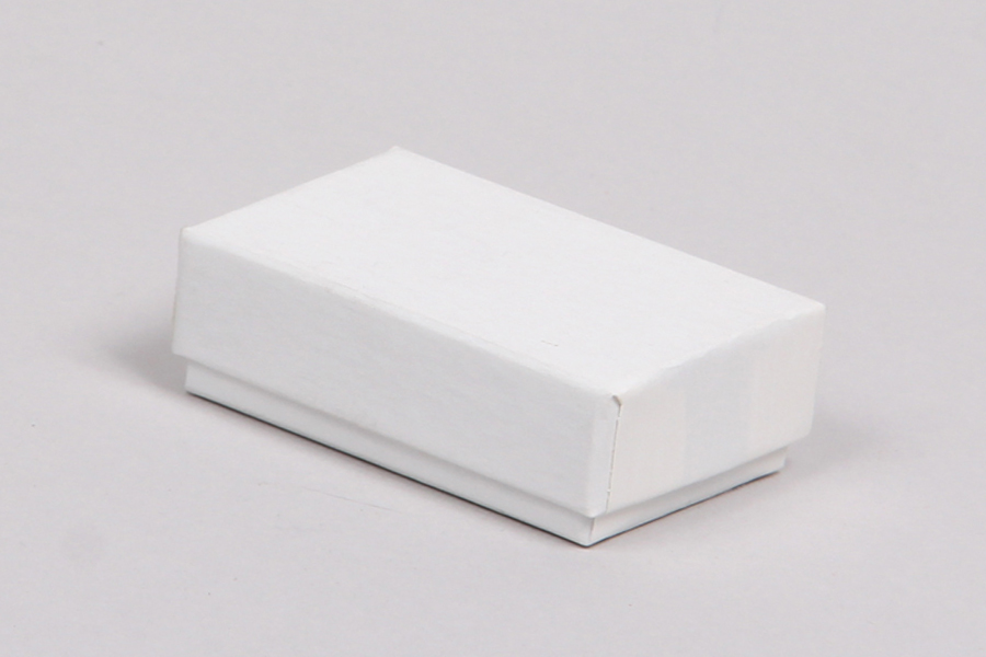 (#21) 2-1/2 x 1-1/2 x 7/8  WHITE GLOSS JEWELRY BOXES