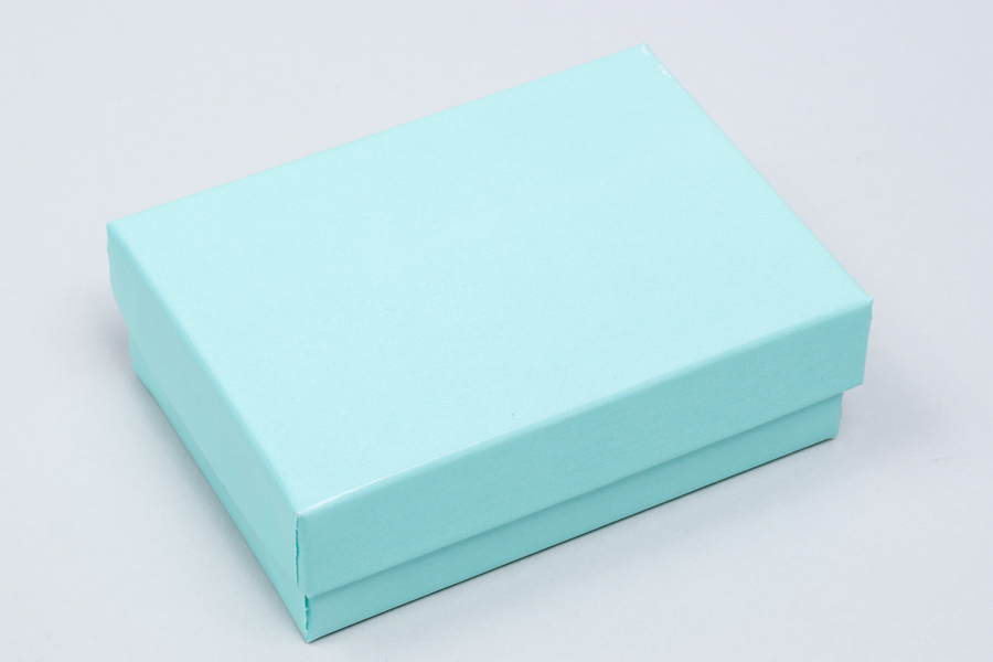 (#32) 3-1/16 X 2-1/8 X 1 BLUE ICE GLOSS JEWELRY BOXES
