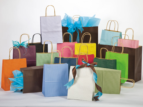 Paper Shopping Bags and Eurototes