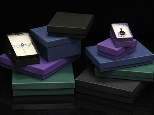 Paper Boxes - Jewelry - Matte Colors