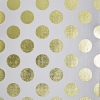Gold-White Large Dots