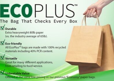 Introducing New EcoPlus™ Paper Shopping Bags