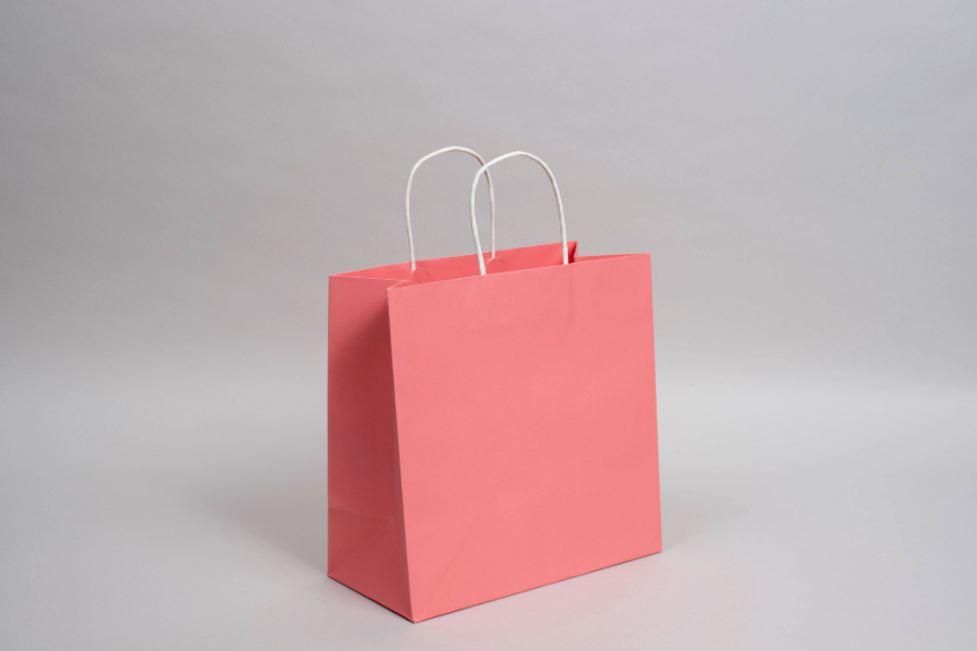 midtown shopping bags-Coral Chiffon