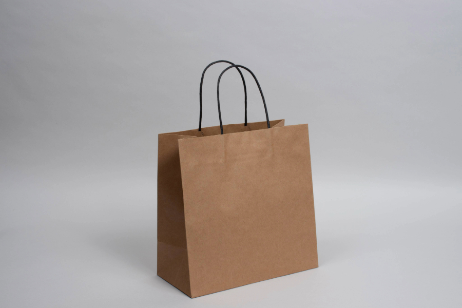 midtown shopping bags - brown kraft