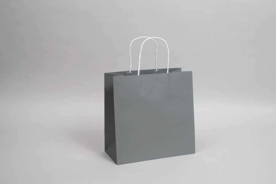 midtown shopping bags - tarnished grey