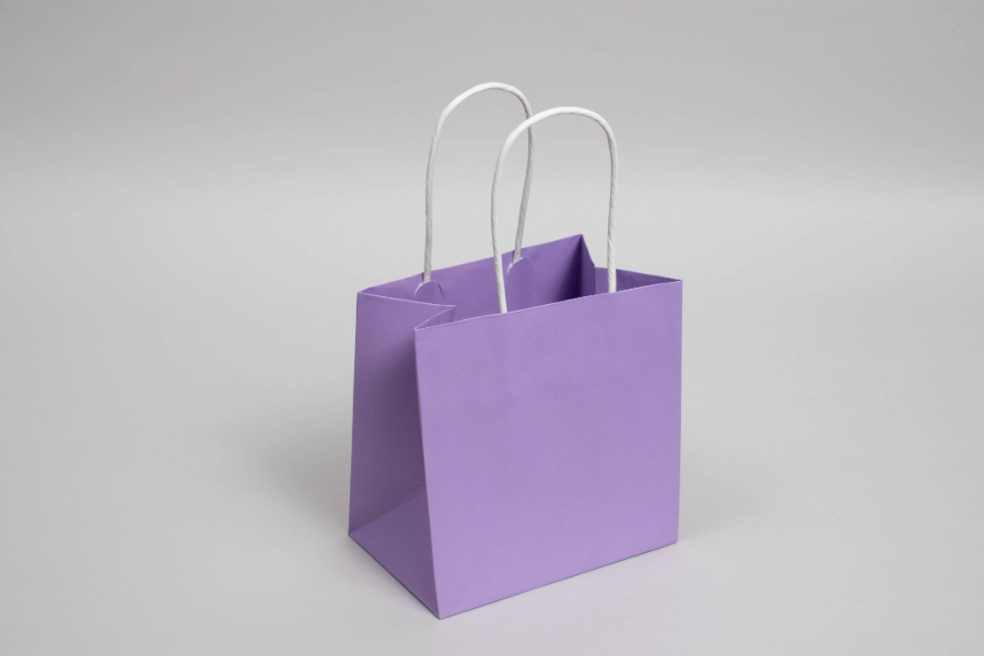 midtown shopping bags - lavender