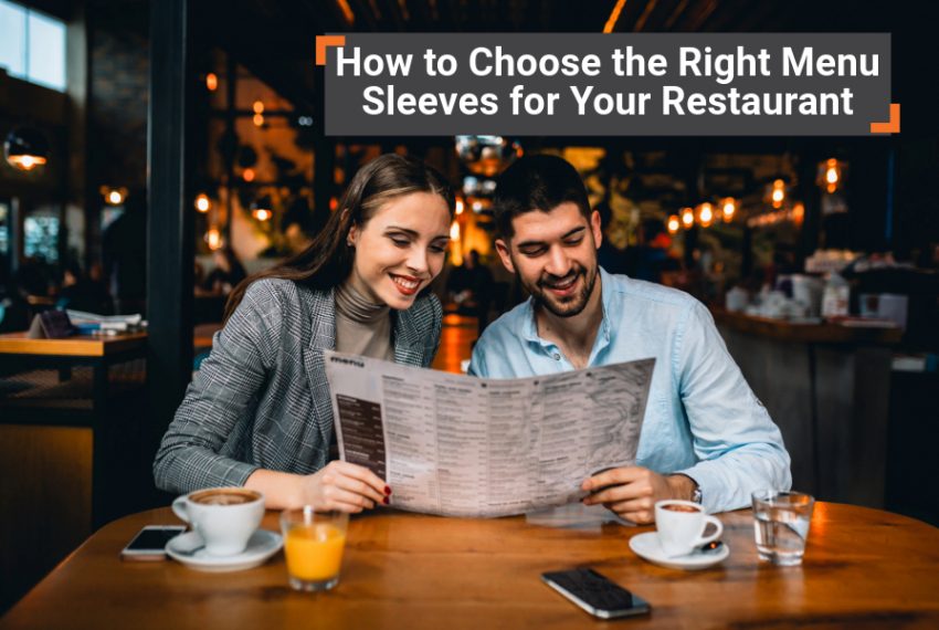 How to Choose the Right Menu Sleeves for Your Restaurant