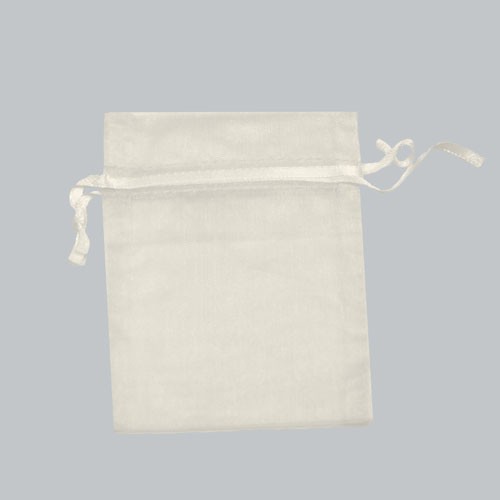 3 x 4 WHITE SHEER ORGANZA POUCHES