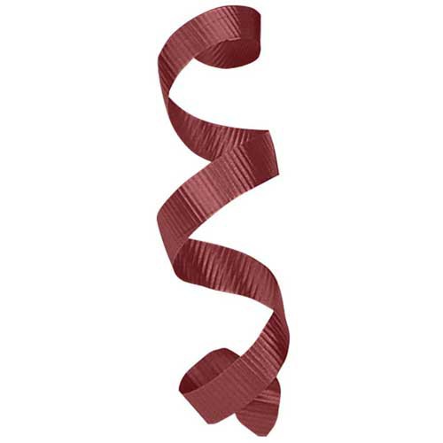 <3/16X500 CURL RIBBON-BURGUNDY - ***CLOSEOUT***