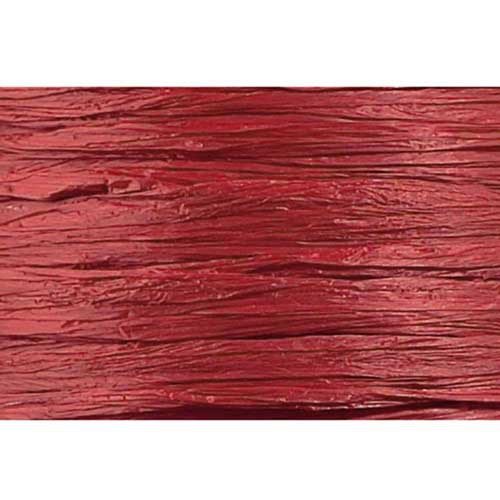 100YD BURGUNDY MATTE RAFFIA