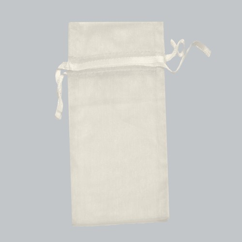 6 x 14 IVORY SHEER ORGANZA POUCHES