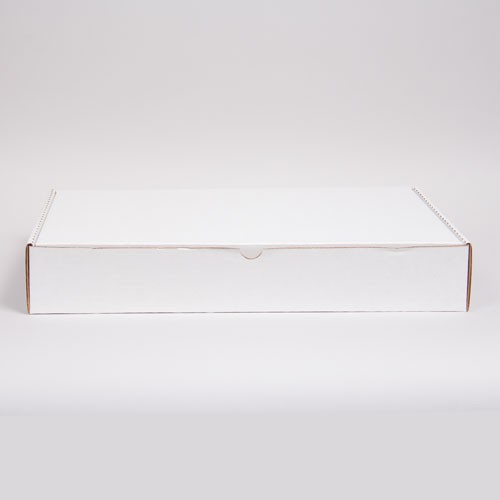 17 x 11 x 2.5 WHITE CORRUGATED TUCK-TOP MAILING BOXES
