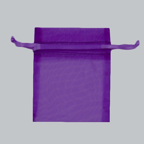 3 x 4 PURPLE SHEER ORGANZA POUCHES