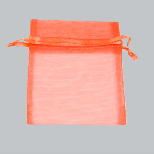 4 X 5-1/2 ORGANZA BAG-ORANGE