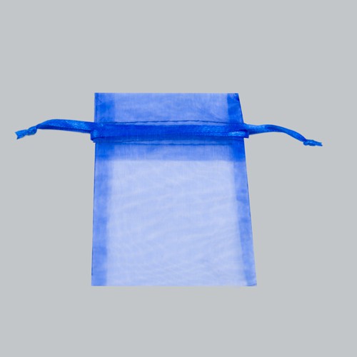 3 x 4 ROYAL BLUE SHEER ORGANZA POUCHES