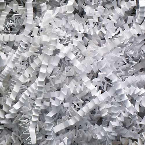 10lb. SPRING-FILL WHITE CRINKLE CUT PAPER SHRED