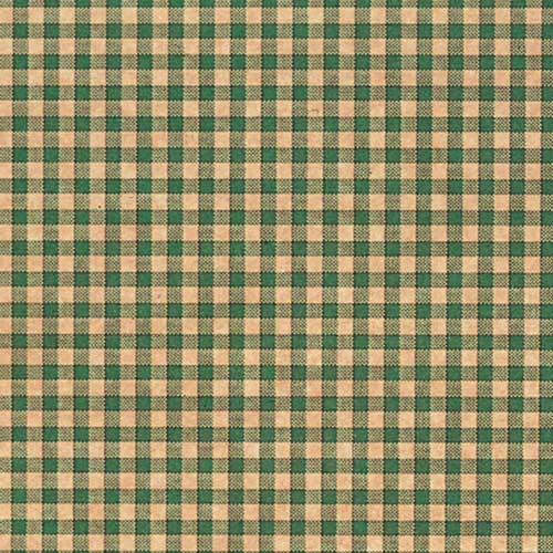 20 x 30 GREEN GINGHAM TISSUE PAPER