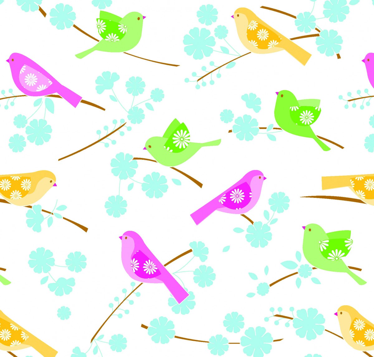 20 x 30 TISSUE SONG BIRDS TISSUE PAPER