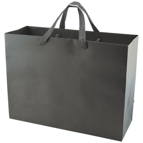 16 x 6 x 12 MATTE CHARCOAL TINTED PAPER EUROTOTES