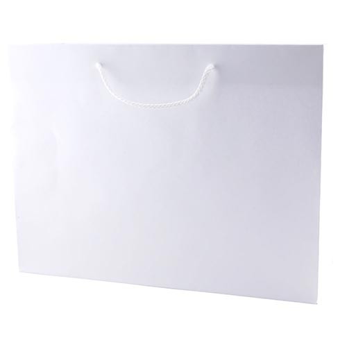 16 x 6 x 12 WHITE KRAFT EUROTOTE SHOPPING BAGS