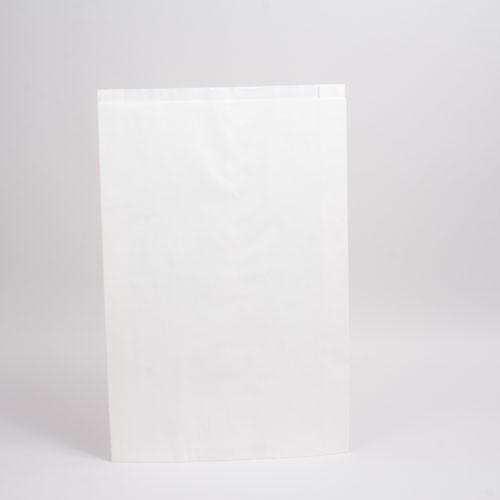 8.5 x 11 WHITE PAPER MERCHANDISE BAGS