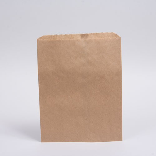 8.5 x 11 NATURAL KRAFT PAPER MERCHANDISE BAGS