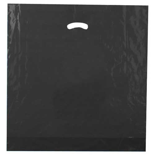20 x 20 x 5 BLACK SUPER GLOSS PLASTIC BAGS