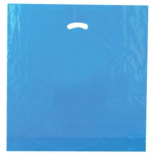 20 x 20 x 5 DARK BLUE SUPER GLOSS PLASTIC BAGS