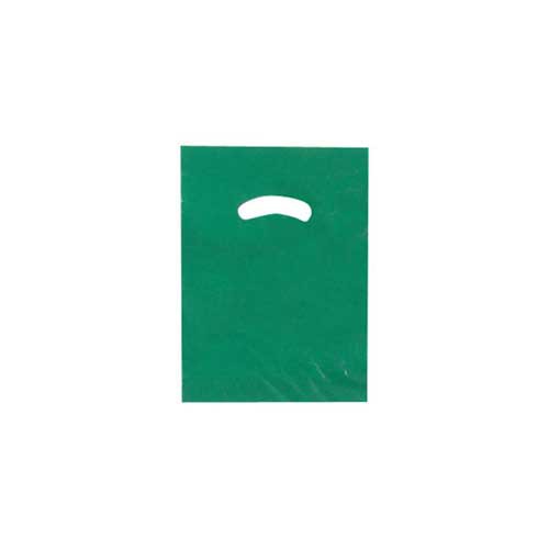 9 x 12 DARK GREEN SUPER GLOSS PLASTIC BAGS