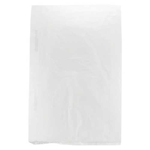 6.5 x 9.5 WHITE SATIN HIGH DENSITY PLASTIC BAGS