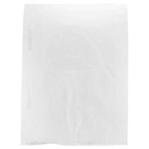 12 x 15 WHITE SATIN HIGH DENSITY PLASTIC BAGS