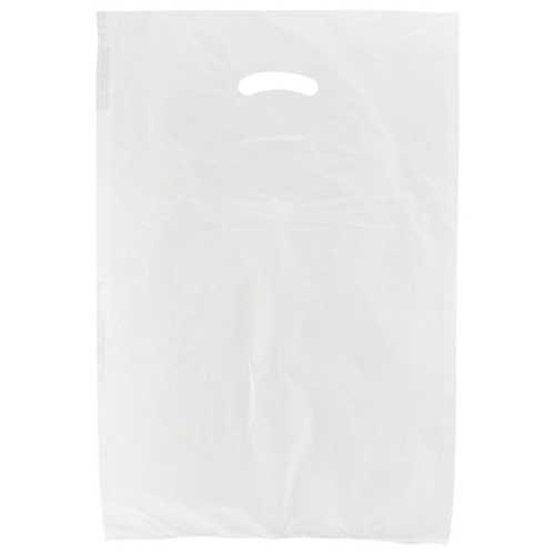 16 x 4 x 24 WHITE SATIN HIGH DENSITY PLASTIC BAGS
