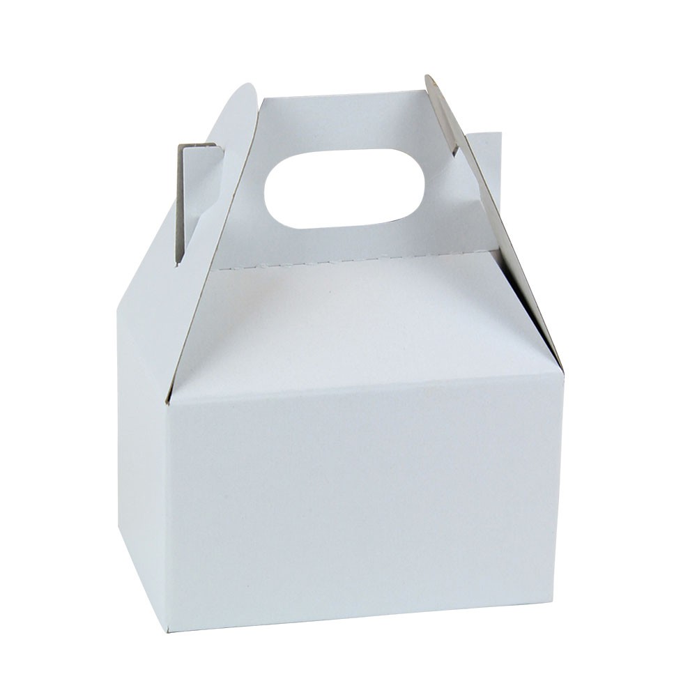 4 x 2.5 x 2.5 WHITE GLOSS GABLE BOXES