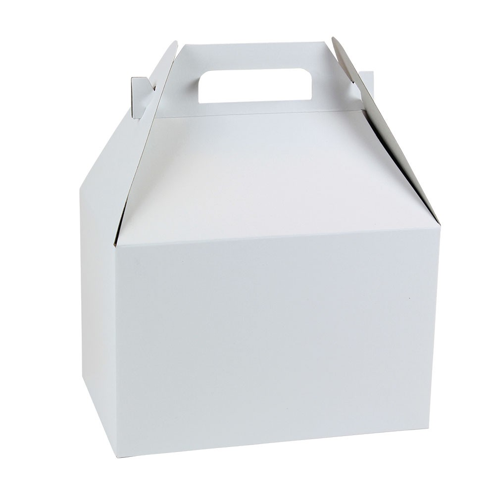 9 x 6 x 6 WHITE GLOSS GABLE BOXES