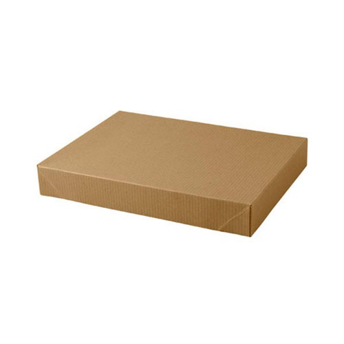 11.5 x 8.5 x 1.6 NATURAL KRAFT PINSTRIPE APPAREL BOXES