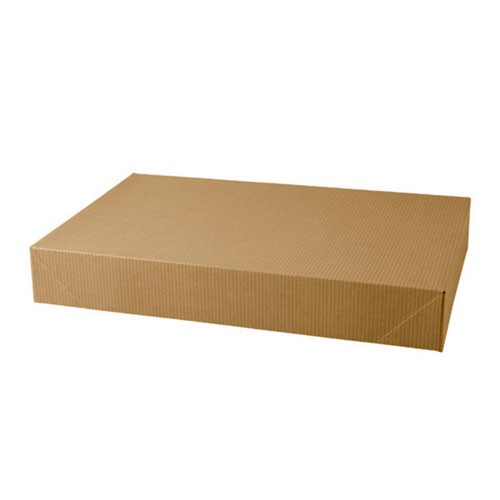 17 x 11 x 2.5 NATURAL KRAFT PINSTRIPE APPAREL BOXES