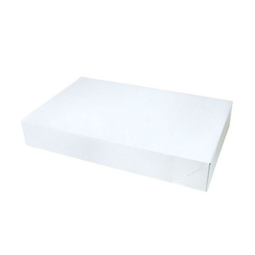 19 x 12 x 3 WHITE GLOSS APPAREL BOXES