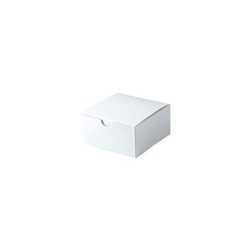 4 x 4 x 2 WHITE GLOSS TUCK-TOP GIFT BOXES