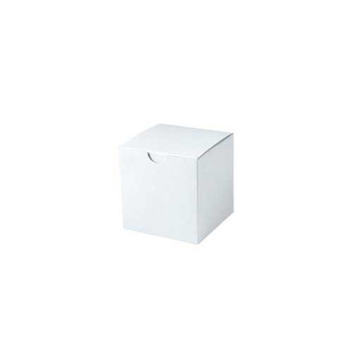 4 x 4 x 4 WHITE GLOSS TUCK-TOP GIFT BOXES