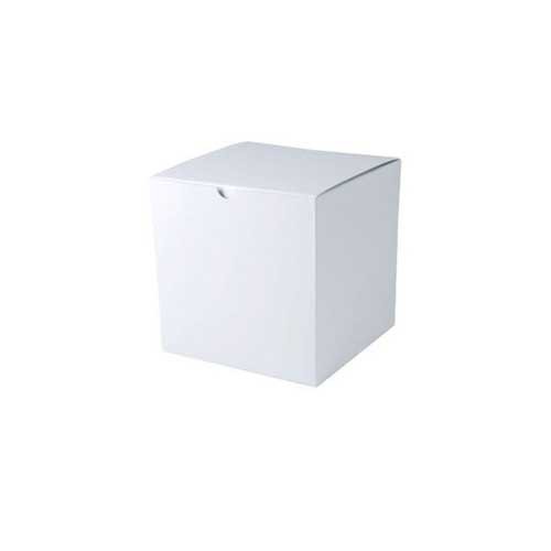 6 x 6 x 6 WHITE GLOSS TUCK-TOP GIFT BOXES