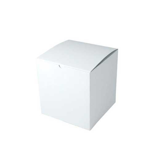 7 x 7 x 7 WHITE GLOSS TUCK-TOP GIFT BOXES