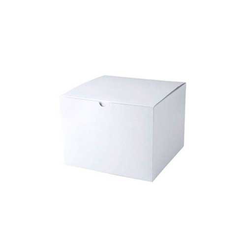 8 x 8 x 6 WHITE GLOSS TUCK-TOP GIFT BOXES