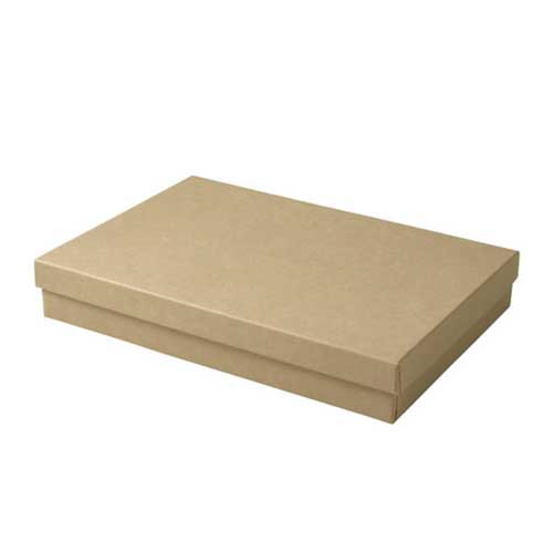 (#85) 8 x 5-1/2 x 1-1/4 NATURAL KRAFT JEWELRY BOXES