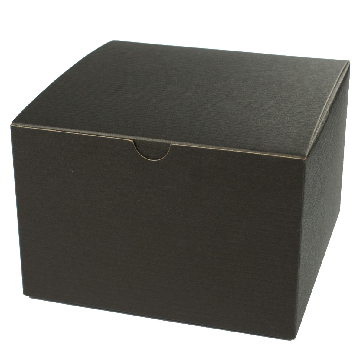 4 x 4 x 4 BLACK PINSTRIPE TUCK-TOP GIFT BOXES
