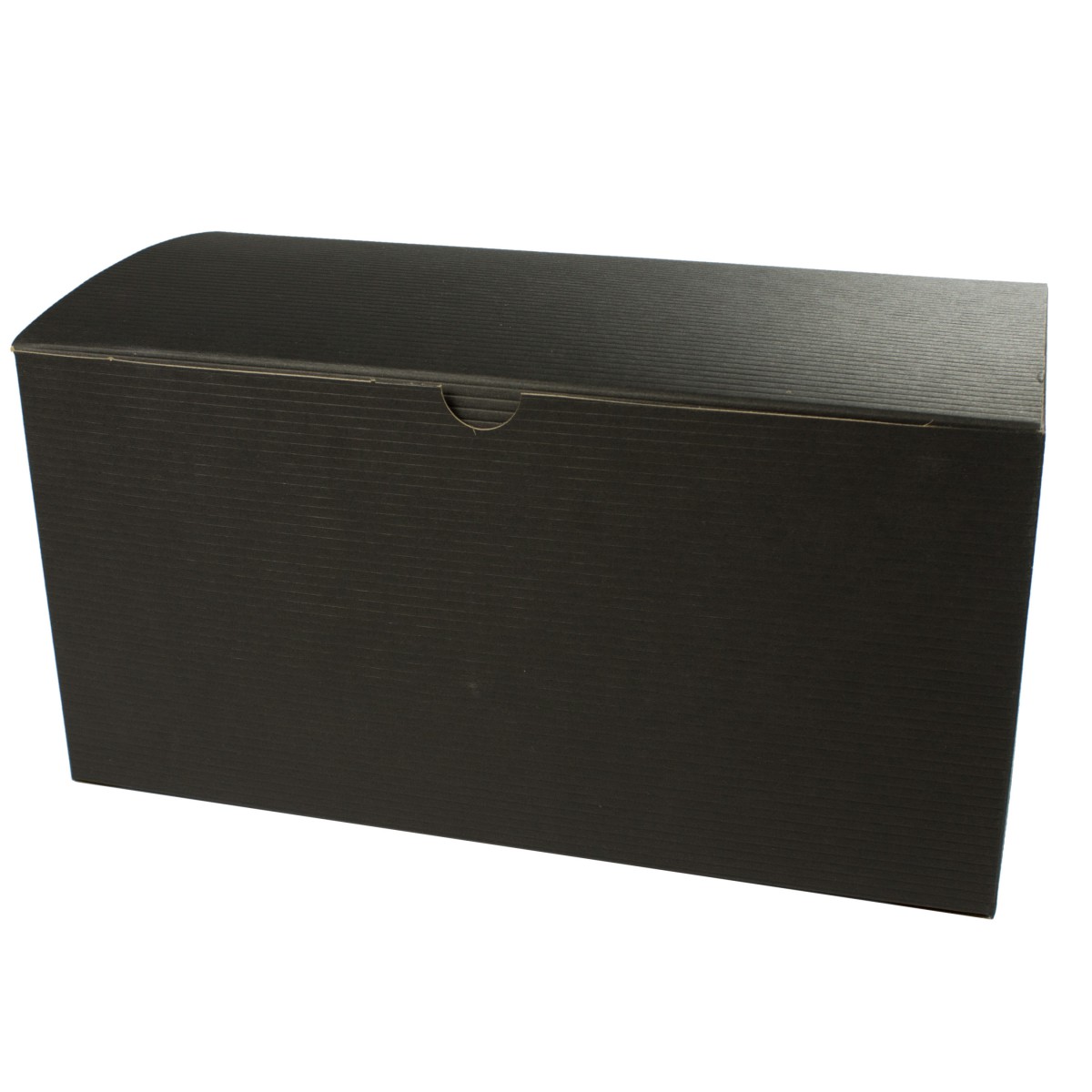 10 x 5 x 4 BLACK PINSTRIPE TUCK-TOP GIFT BOXES