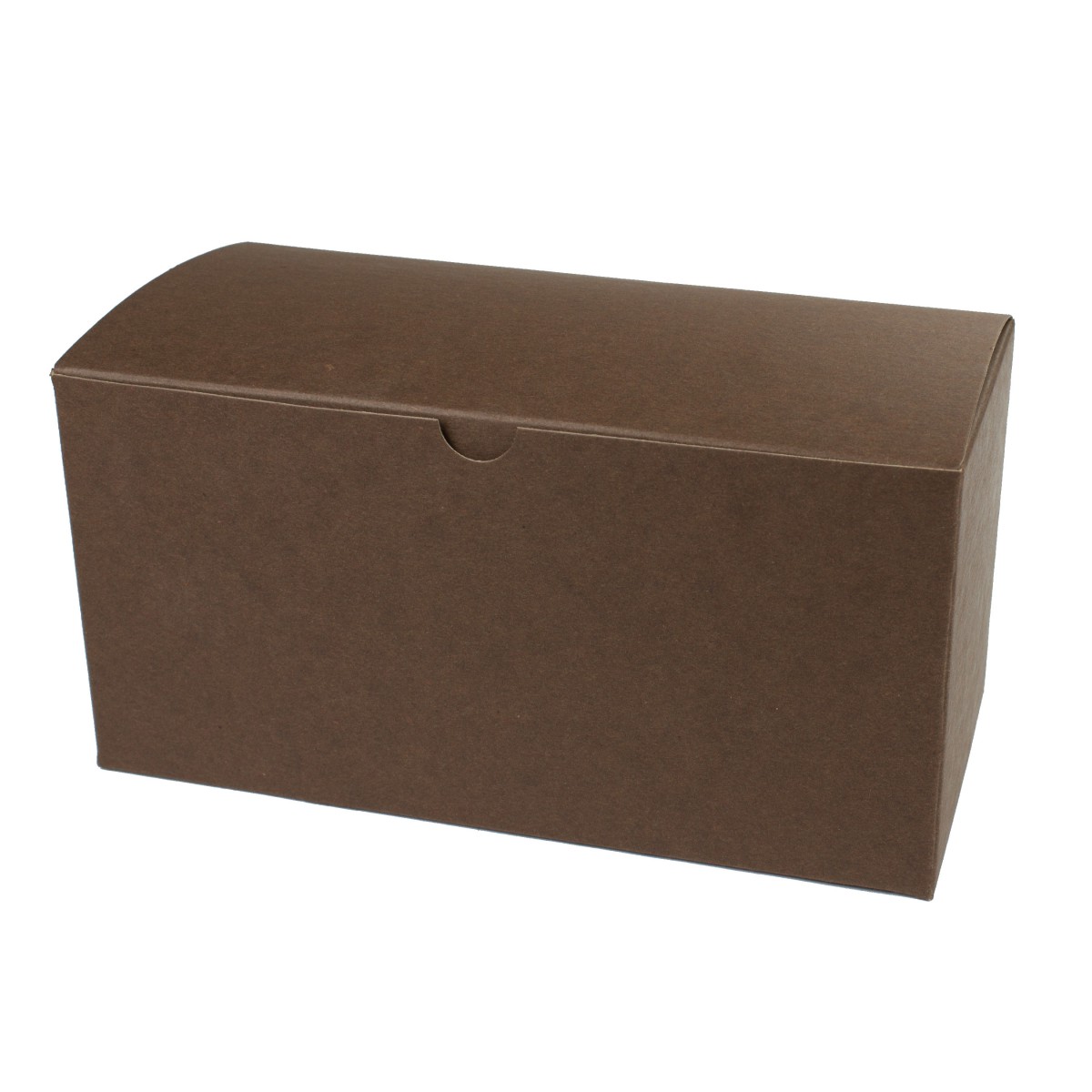 9 x 4.5 x 4.5 COCOA TINTED TUCK-TOP GIFT BOXES
