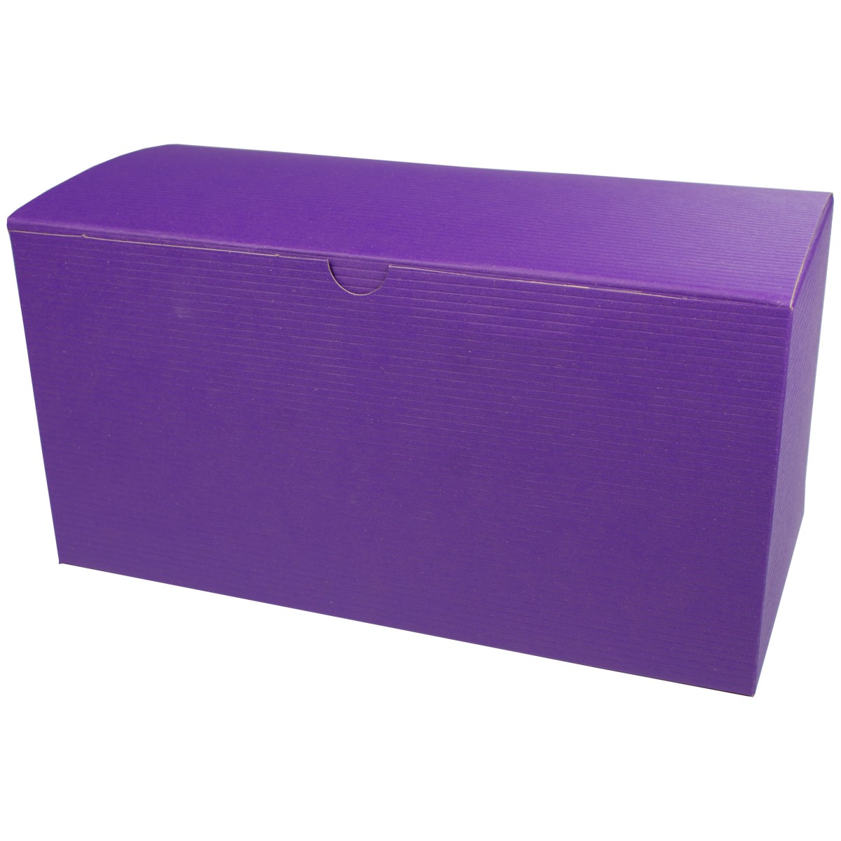 12 x 6 x 6 PURPLE TINTED TUCK-TOP GIFT BOXES