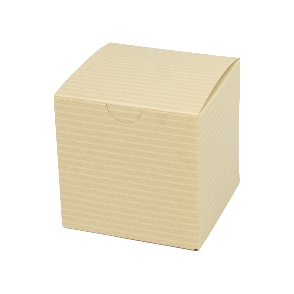 3 x 3 x 3 OATMEAL TINTED TUCK-TOP GIFT BOXES